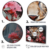 Romantic Tiger Enigma - Beige Tiger Wall Art