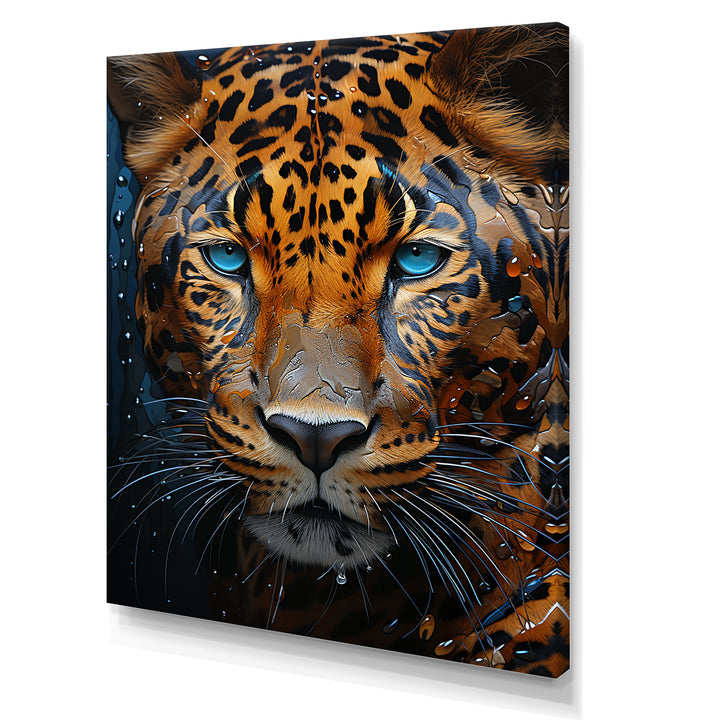 Symbolic Jaguar Presence - Leopard Home Decor Art