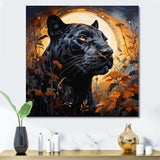 Moonlight Majestic Black Panther - Panther Bedroom Wall Art
