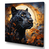 Moonlight Majestic Black Panther - Panther Bedroom Wall Art