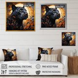 Moonlight Majestic Black Panther - Panther Bedroom Wall Art