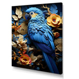 Blue Parrot Paradise - Blue Parrot Wall Art