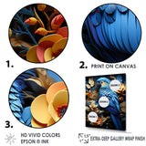 Blue Parrot Paradise - Blue Parrot Wall Art