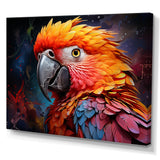 Yellow And Orange Vibrant Parrot Paradox - Parrot Wall Decor