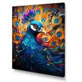 Peacocks Royal Plumage - Peacock Framed Canvas Art