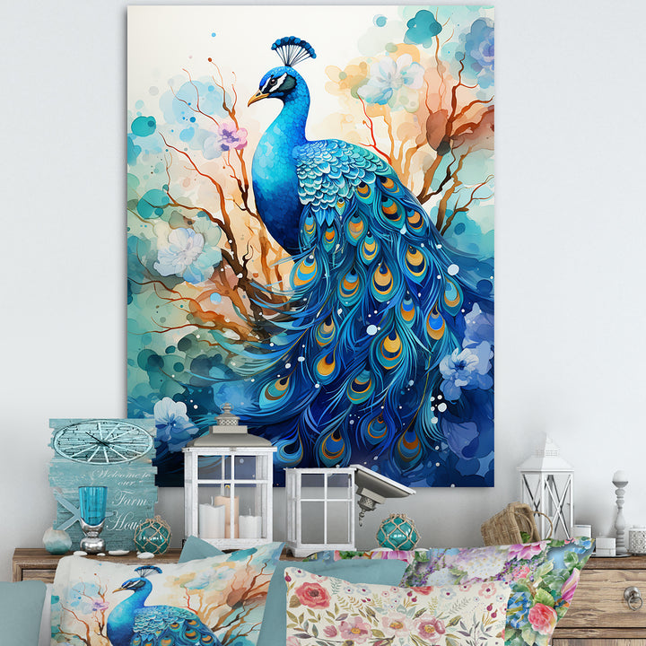 Peacocks Beauty In Every Feather - Peacock Bedroom Wall Art