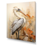 Pelican S Tranquil Perch - Pelican Canvas Wall Art