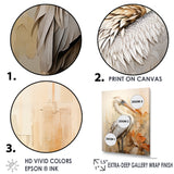 Pelican S Tranquil Perch - Pelican Canvas Wall Art