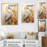 Pelican S Tranquil Perch - Pelican Canvas Wall Art