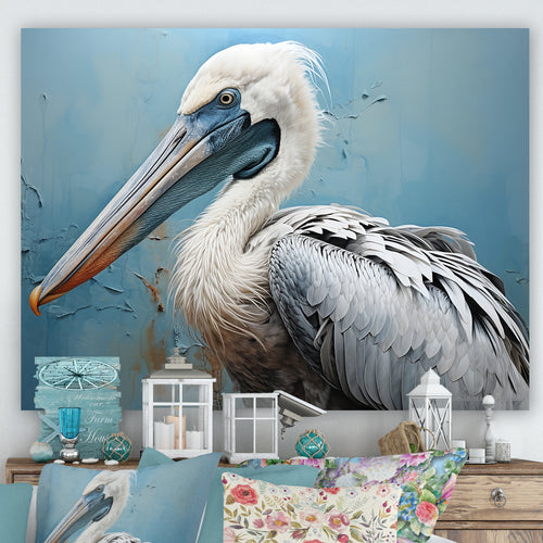 Graceful Pelican Presence - Pelican Wall Decor