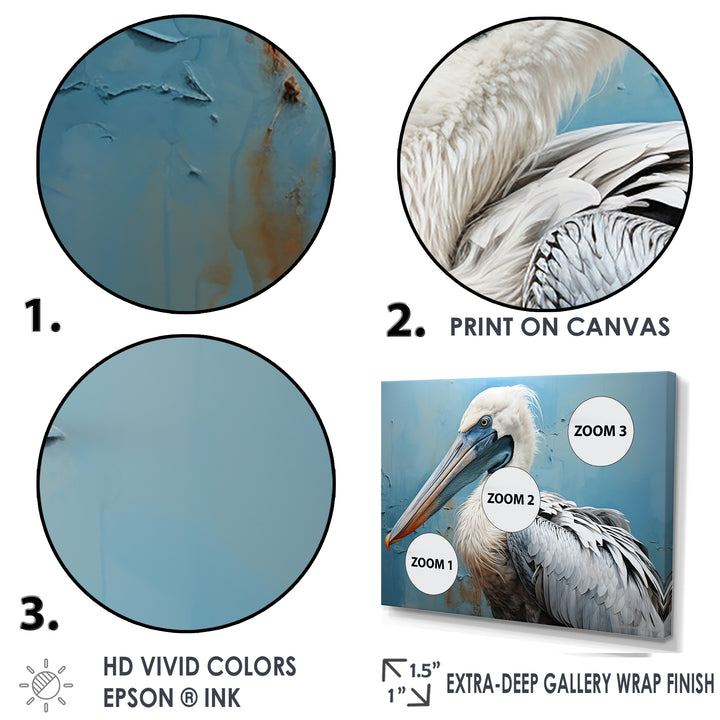 Graceful Pelican Presence - Pelican Wall Decor