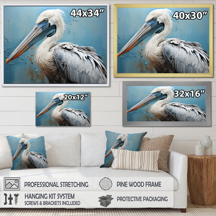 Graceful Pelican Presence - Pelican Wall Decor