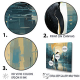 Penguin Couple Elegance In Snow - Penguin Bedroom Wall Art