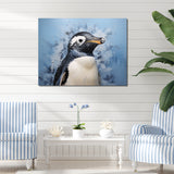 Minimalism Penguin Portrait - Penguin Wall Art Prints