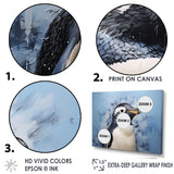 Minimalism Penguin Portrait - Penguin Wall Art Prints