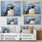 Minimalism Penguin Portrait - Penguin Wall Art Prints
