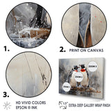 Penguin Dreamscape - Penguin Framed Canvas Art
