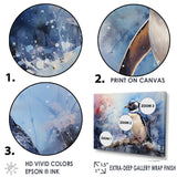 Snowy Penguin Wonders - Penguin Canvas Wall Art
