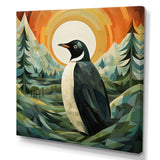 Penguin Forest At Sunset - Penguin Wall Decor