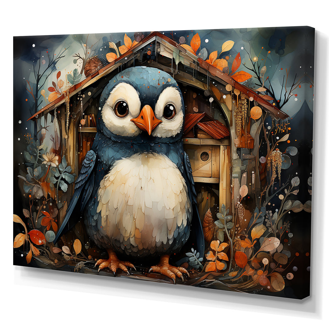 Playful Penguin Playhouse - Penguin Wall Art Prints