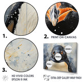 Curious Penguin Portraits - Penguin Home Decor Art