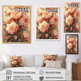 Peony Whisperes Bouquet III - Floral Canvas Wall Art