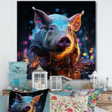 Digital Delight Night Hog - Pig Home Decor Art