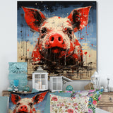 Flamenco Swine - Pig Bedroom Wall Art