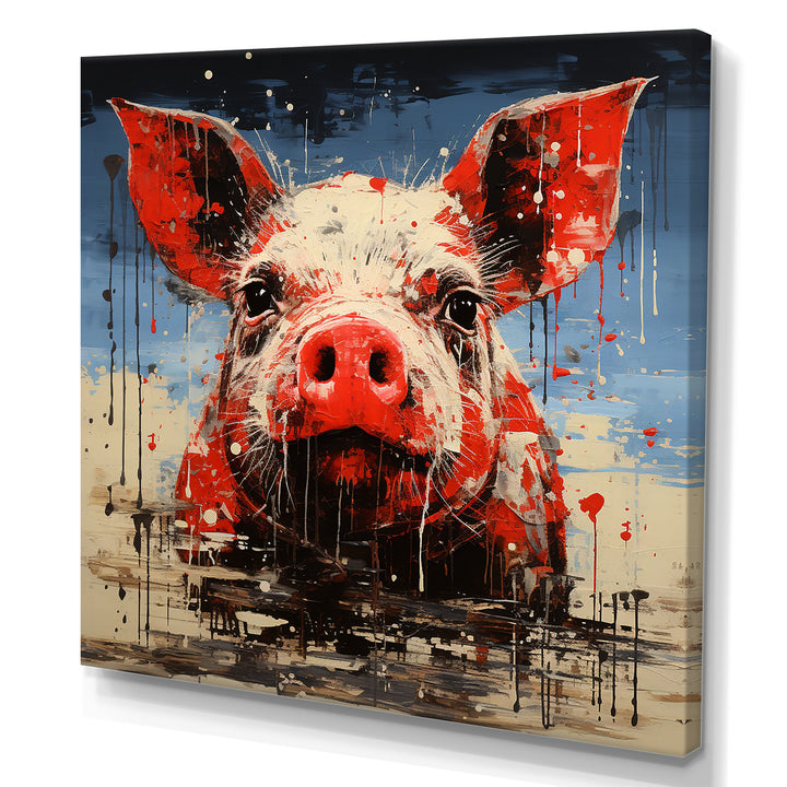 Flamenco Swine - Pig Bedroom Wall Art