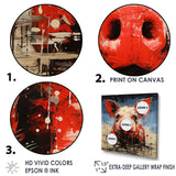 Flamenco Swine - Pig Bedroom Wall Art