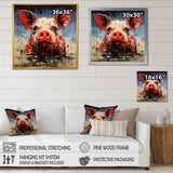 Flamenco Swine - Pig Bedroom Wall Art
