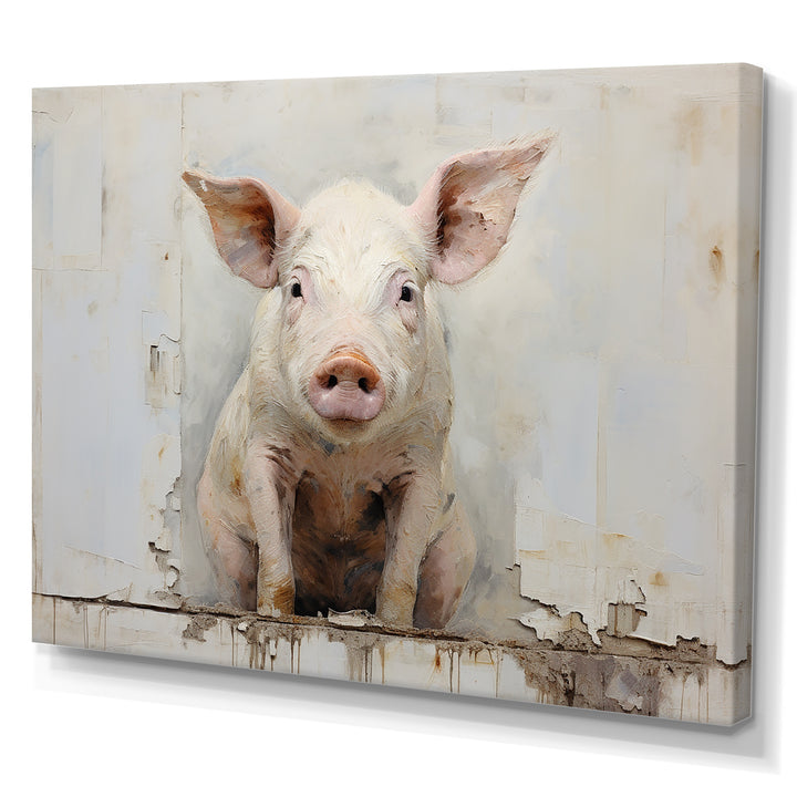 The Art Of Pigs - Pig Canvas Wall Art