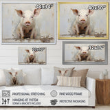 The Art Of Pigs - Pig Canvas Wall Art