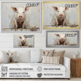 The Art Of Pigs - Pig Canvas Wall Art