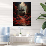 Buccaneer Rogues Ship - People Canvas Wall Art