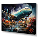 Fantasy Flower Aircraft S Last Checks - Plane Canvas Wall Art