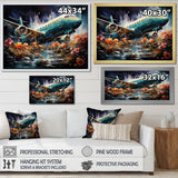 Fantasy Flower Aircraft S Last Checks - Plane Canvas Wall Art