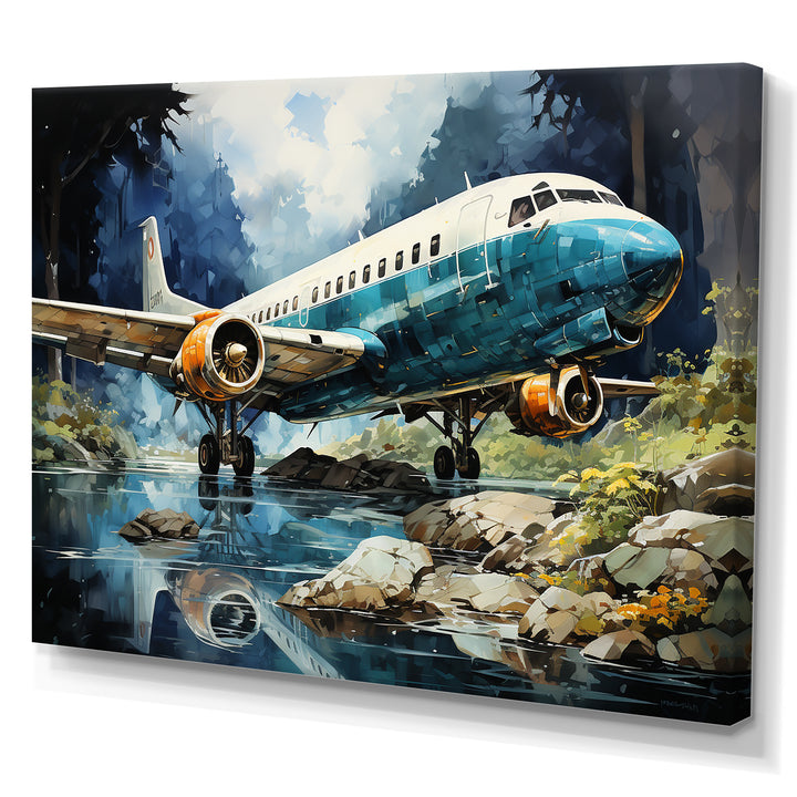Wilderness Aircraft S Last Checks - Plane Canvas Wall Art