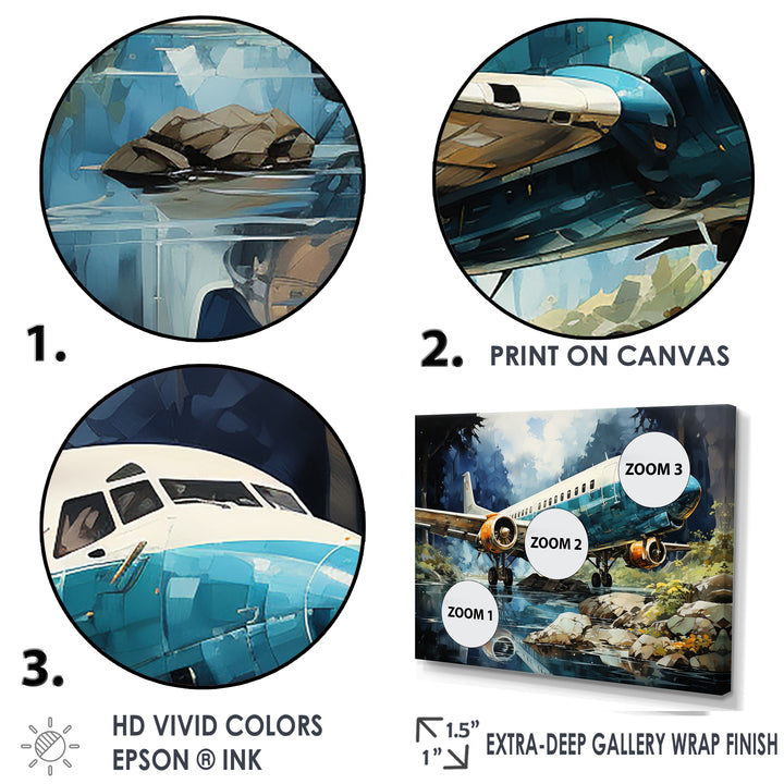 Wilderness Aircraft S Last Checks - Plane Canvas Wall Art
