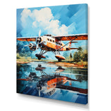 Plane Wildlife Takeoff Anticipation - Plane Canvas Wall Art
