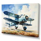 Soaring Plane Through The Sky - Plane Canvas Wall Art