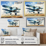 Soaring Plane Through The Sky - Plane Canvas Wall Art