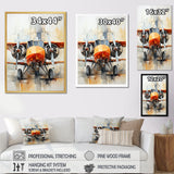 Portrait View Of Plane - Plane Canvas Wall Art