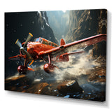 An Action Blur Plane In Flight - Plane Canvas Wall Art