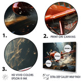 An Action Blur Plane In Flight - Plane Canvas Wall Art
