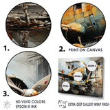 Plane Prelude To Flight - Plane Canvas Wall Art