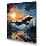 Plane Prelude To Flight Adventure - Plane Canvas Wall Art
