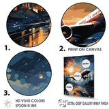 Plane Prelude To Flight Adventure - Plane Canvas Wall Art