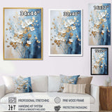 Beige And Gold Flourishing Flora Wonders III - Floral Canvas Wall Art