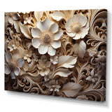 Flourishing Floral Organic Patterns - Floral Canvas Wall Art